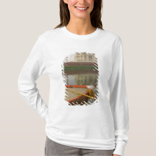 Camiseta Canoa na água com Taj Mahal, Agra, Índia