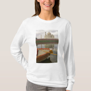 Camiseta Canoa na água com Taj Mahal, Agra, Índia