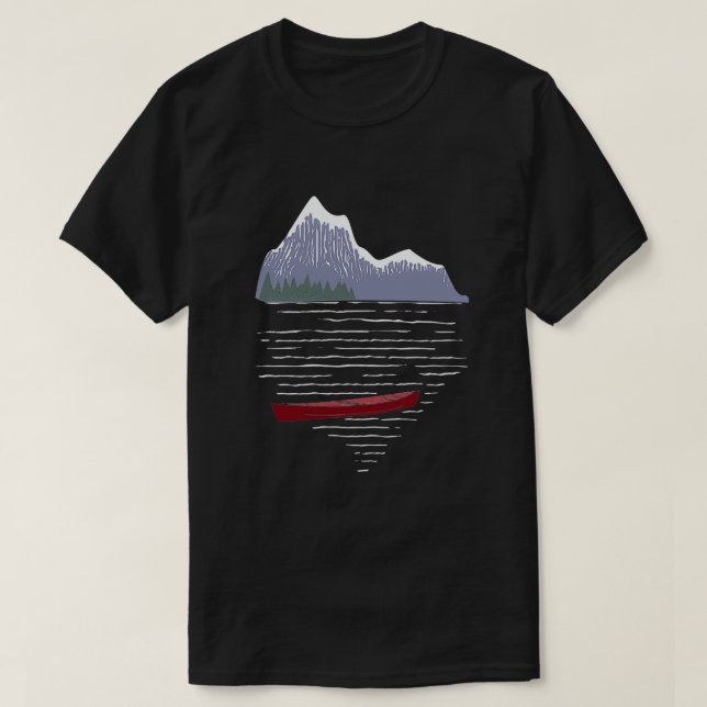 Camiseta Canoa Vermelha (Frente do Design)