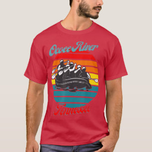Camiseta Canoagem Branca De Rafa Do Ocoee River Tennessee