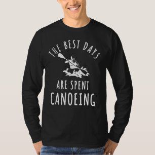 Camiseta Canoagem Canoe Kayak Lake Paddler Rears Cre