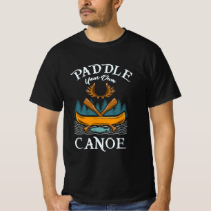 Camiseta Canoagem - Coloque sua própria canoa