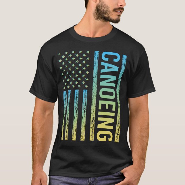 Camiseta Canoagem de Sinalizador de Gradação (Frente)