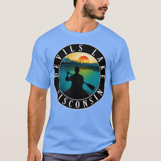 Camiseta Canoagem do Devils Lake Wisconsin