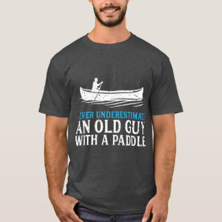 Camiseta Canoagem Engraçada para Homens Humor Canoe Kayak
