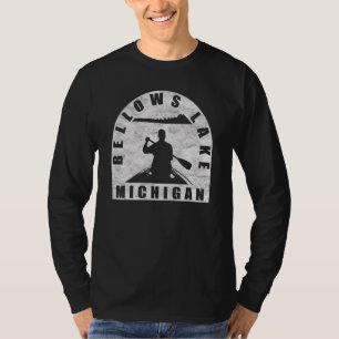 Camiseta Canoagem no Lago Bellows Michigan
