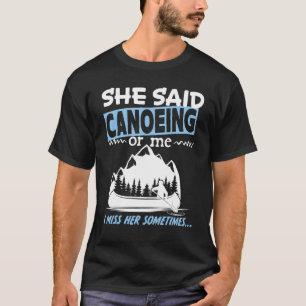 Camiseta Canoagem para homens Solteiros divididos