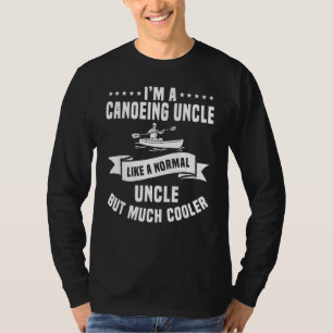 Camiseta Canoagem Tio Canoé Lago Paddler Removendo Esporte 