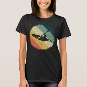 Camiseta Canoar Retro Estilo de Vintage Removendo Kayaking