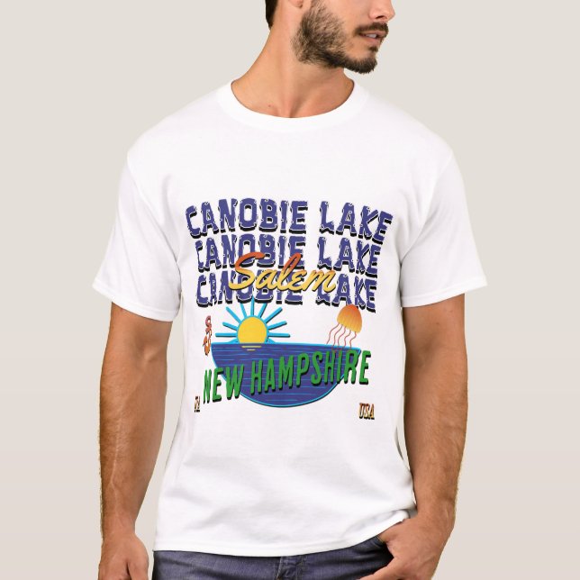 Camiseta Canobie Lake, New Hampshire (Frente)