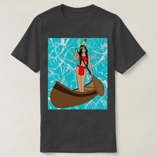 Camiseta Canoe Reto Nature Water 2 (Frente do Design)