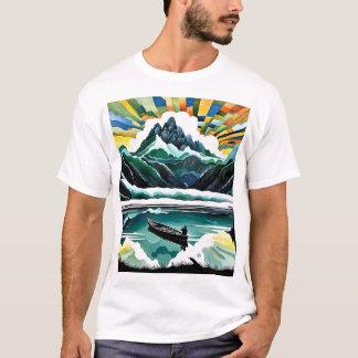 Camiseta Canoísta no lago 2