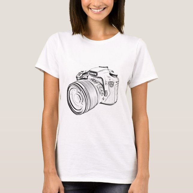 Camiseta Canon 7d (Frente)
