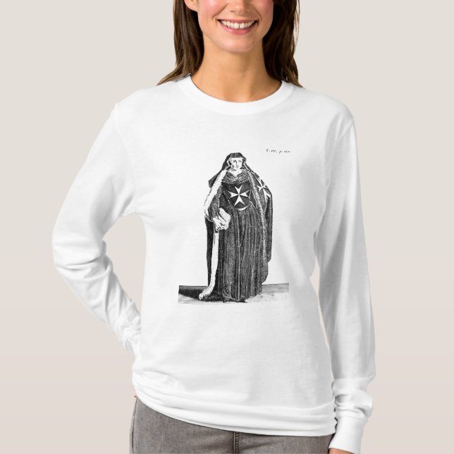 Camiseta Canoness da ordem de St John de Jerusalem (Frente)