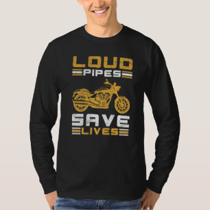 Camiseta Canos Altos Salvam Vidas Moto Motocicleta Para H