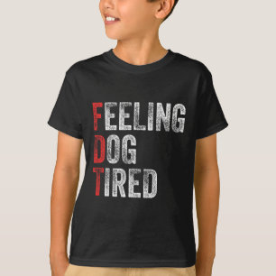 Camiseta Cansado Como Um Cachorro Sigla Elaboração Anti Tru