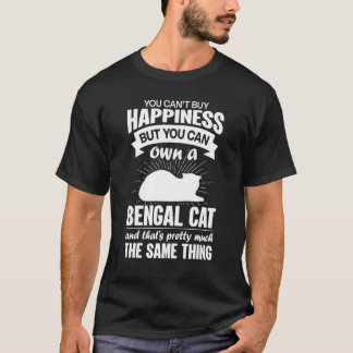 Camiseta Can't Buy Happiness But Can Buy An Bengal Cat 1