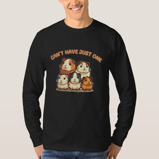 Camiseta Can't Have Just One Guinea Pig Joke (Frente)