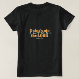 Camiseta Cantai ao SENHOR Cristão 