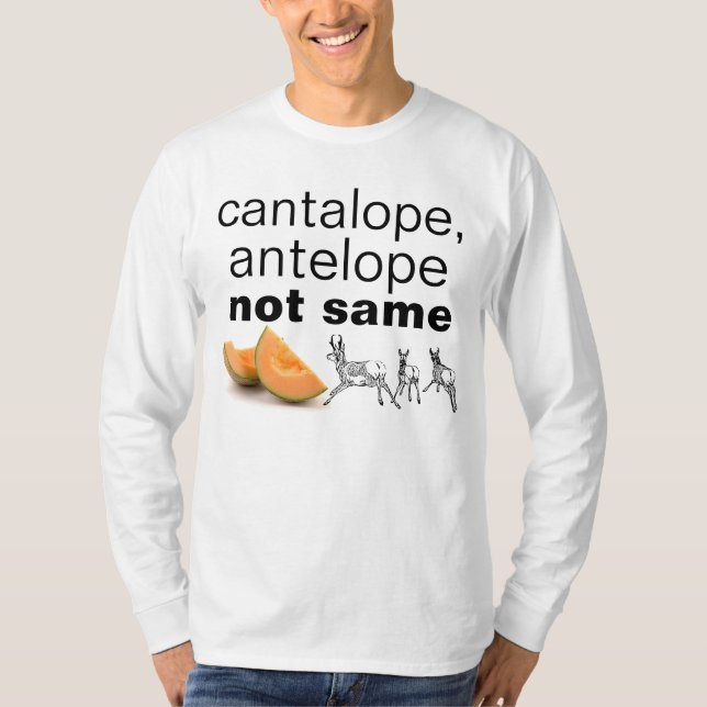 Camiseta cantaloupe & antílope (Frente)
