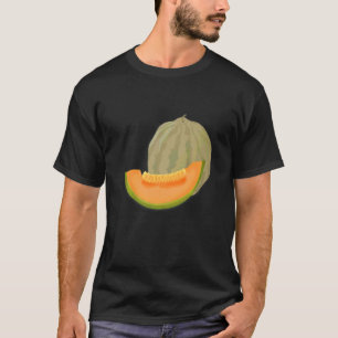 Camiseta Cantaloupe Summer Melon Fruta Divertido 1