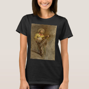 Camiseta Cantando Cowboy Espanhol com música cauboi tocando