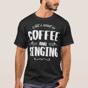 Camiseta Cantando e escalada de gato preto