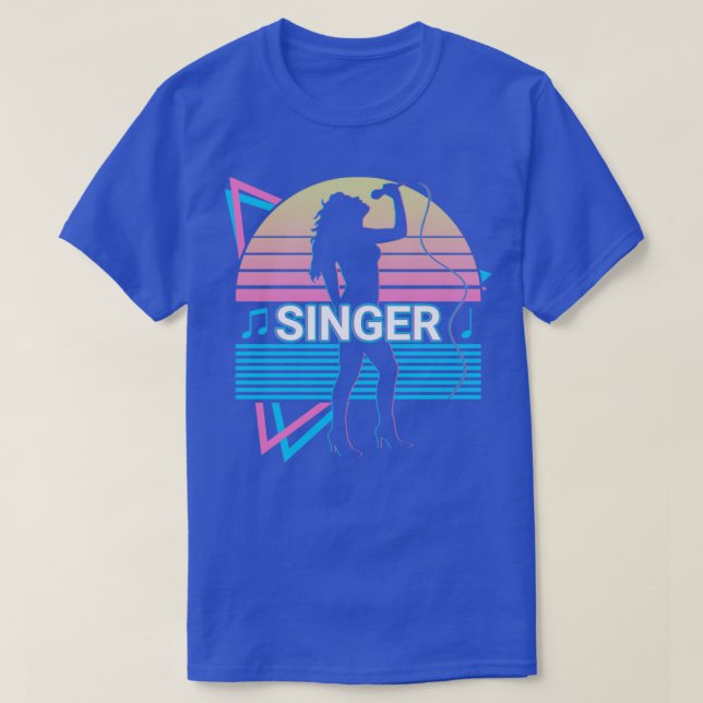 Camiseta Cantando Retro (Frente do Design)