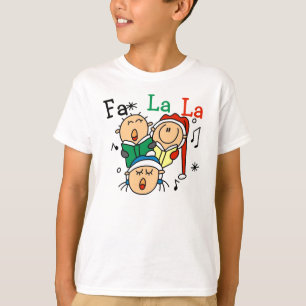 Camiseta Cantando T-shirt dos Carols de Natal