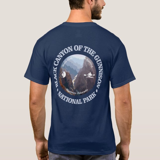 Camiseta Cantão Negro do Gunnison NP (C) (Verso)