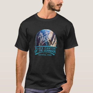 Camiseta Cantão Negro Do Parque Nacional Gunnison