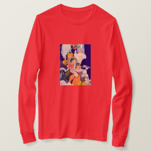 Camiseta Cantarolando o Natal Antigo sob as Estrelas
