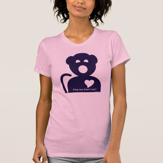 Camiseta Cante a camisola de alças das minhas mulheres do (Frente)