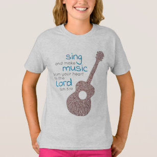 Camiseta "Cante E Faça Música..." Guitar T-Shirt