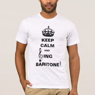 Camiseta Cante o barítono
