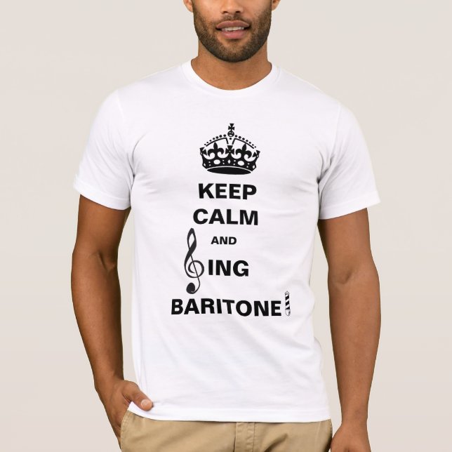 Camiseta Cante o barítono (Frente)