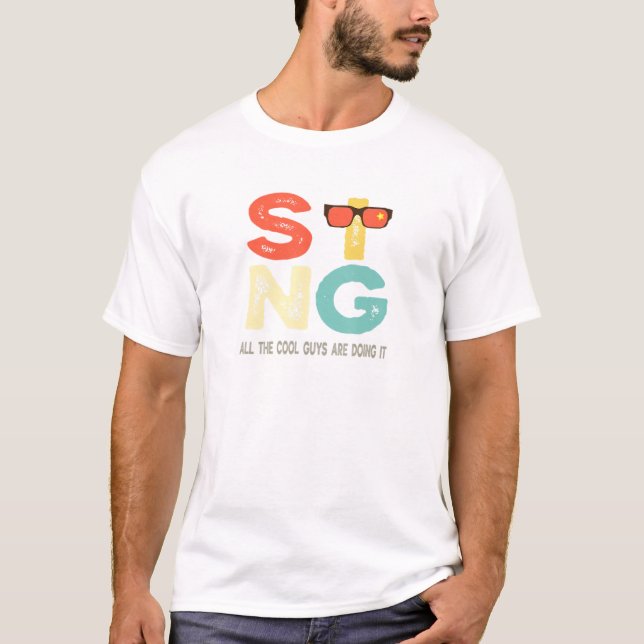 Camiseta Cante Todas As Caras Legal Estão Fazendo Isso Cant (Frente)