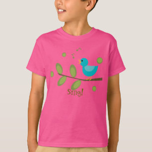 Camiseta Cante um pássaro da canção