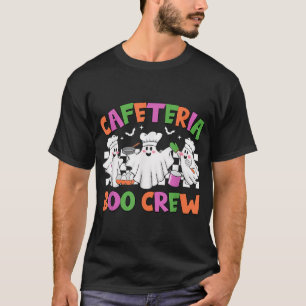 Camiseta Canteiro Boo Crew Cafeteria Worker Halloween