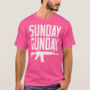 Camiseta Cantinho de domingo desolado Ar15 Arma