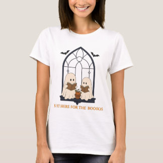 Camiseta Cantinho de Leitura de Fantasmas Aconchegantes de