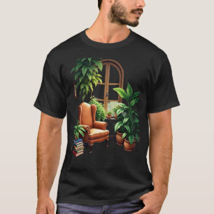 Camiseta Cantinho de Leitura dos Pais de Plantas Jardim Aco