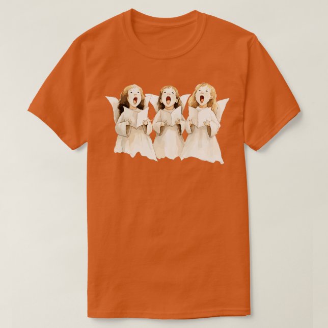 Camiseta Canto de ângulos bonitos (Frente do Design)