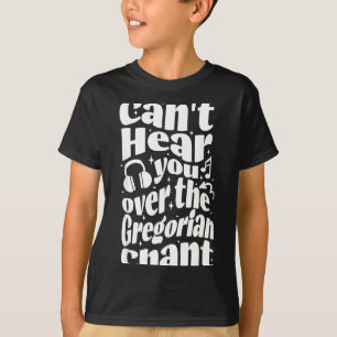 Camiseta Canto Gregoriano Engraçado Católico Tradicional La