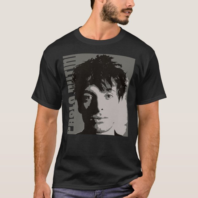 Camiseta Cantor-compositor Paolo Nutini Designs (Frente)