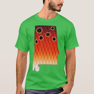 Camiseta Cantor de Cantarilho do Alabama Tambor Vermelho In