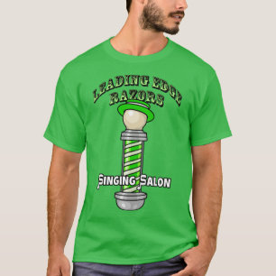 Camiseta Cantor de Chumbo de Barbershop "Cantando Salão"