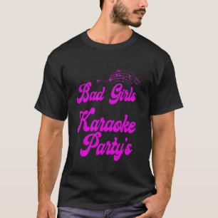 Camiseta Cantor de Karaokê Garotas Boas Vão Para o Céu Garo