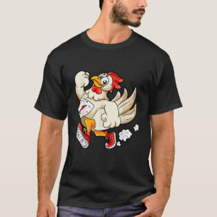 Camiseta Cantor de maratona a praticar esporte de motivação