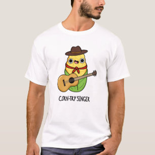 Camiseta Cantor de Milho Funny Corn Pun
